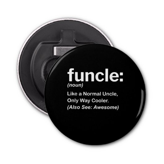 Décapsuleur Homme Funny Uncle Chemise Mens Funcle Définition D (Devant)