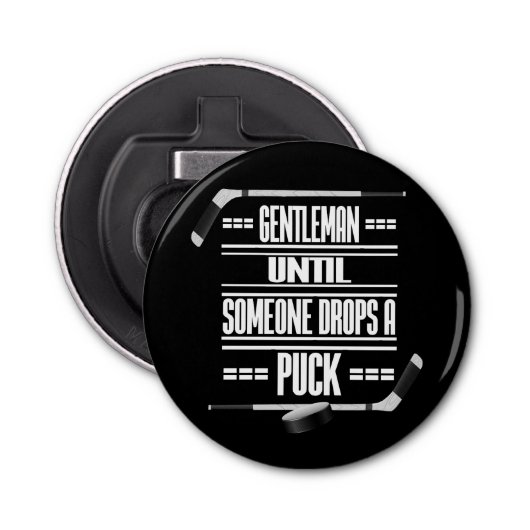 Décapsuleur Humour de hockey sur glace (Devant)