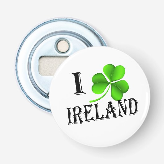 Décapsuleur I Shamrock Irlande bocal (Devant)