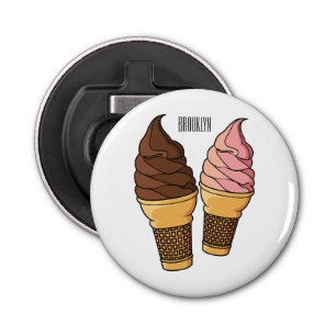Décapsuleur Ice cream cone cartoon illustration