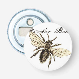 Décapsuleur Illustration Antique d'Abeille Ouvrière Insecte Vi