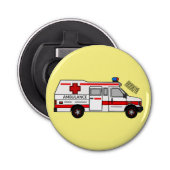Décapsuleur Illustration d'ambulance (Devant)