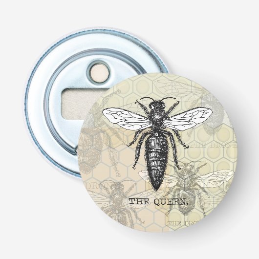 Décapsuleur Illustration d'antiquité de l'insecte de la reine  (Devant)