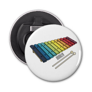 Décapsuleur Illustration de bande dessinée en Xylophone