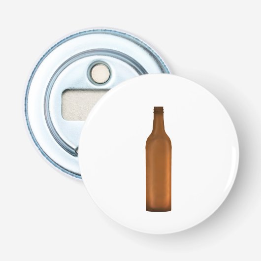 Décapsuleur Illustration de bouteille en verre ambre (Devant)