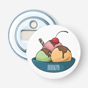 Décapsuleur Illustration de crème glacée