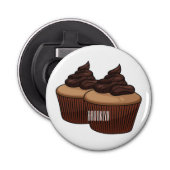 Décapsuleur Illustration de Cupcake (Devant)