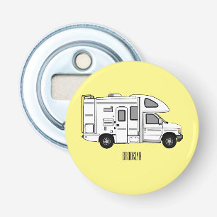 Décapsuleur Illustration de dessin animé Campervan