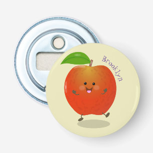 Décapsuleur Illustration de dessin animé sur la pomme de danse