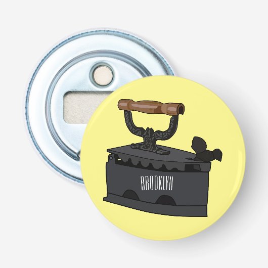 Décapsuleur Illustration de dessin en fer de Charbon (Devant)