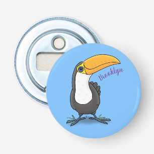 Décapsuleur Illustration de dessin humoristique du toucan joye