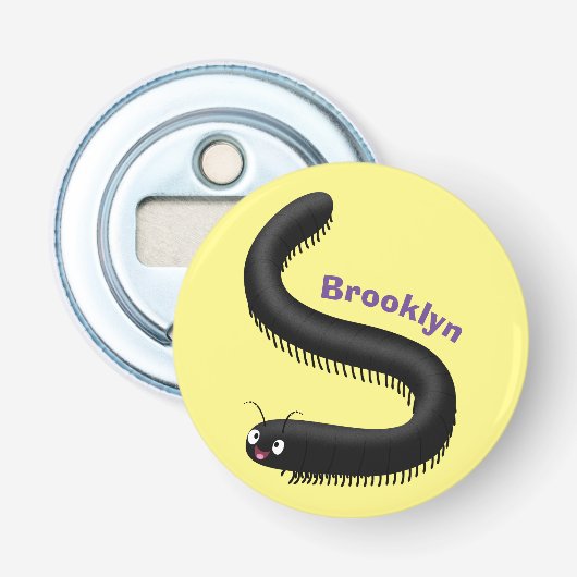 Décapsuleur Illustration de dessin mignon millipede (Devant)