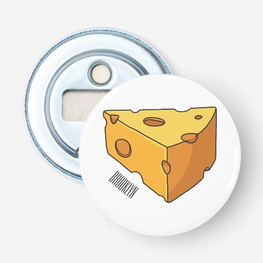 Décapsuleur Illustration de fromage (Devant)