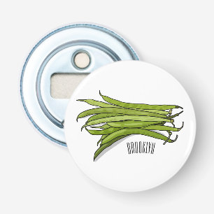 Décapsuleur Illustration de haricots verts