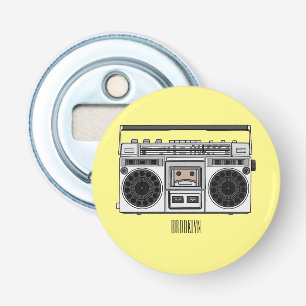 Décapsuleur Illustration de la bande dessinée radio