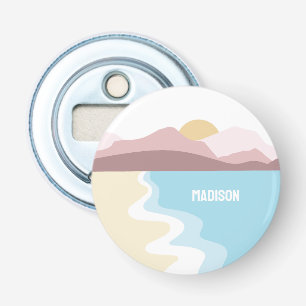 Décapsuleur Illustration de la nature du monogramme personnali