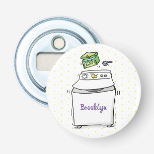 Décapsuleur Illustration de lave-linge mignonne