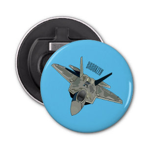 Décapsuleur Illustration de l'avion de chasse