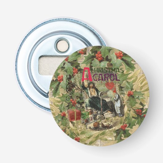 Décapsuleur Illustration de l'esprit de Noël présent Scrooge (Devant)