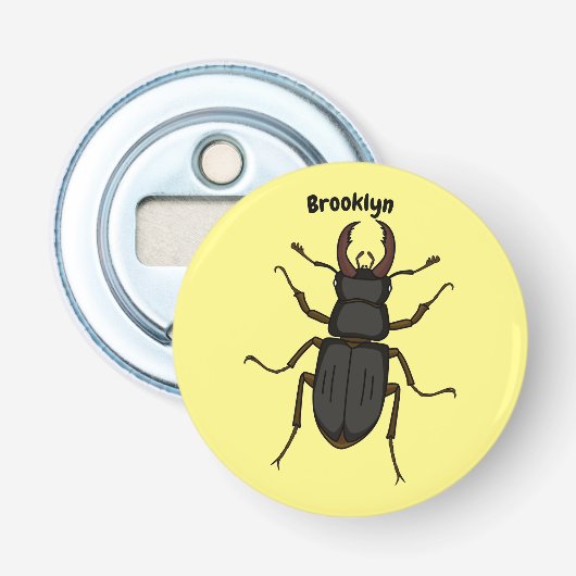 Décapsuleur Illustration de l'insecte du dendroctone du pin (Devant)