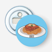 Décapsuleur Illustration de Spaghetti (Devant)