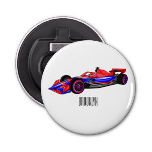 Décapsuleur Illustration de voiture de course professionnelle