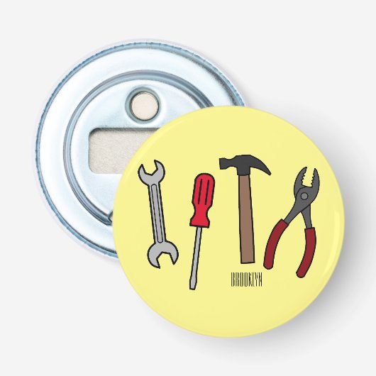 Décapsuleur Illustration des outils de menuiserie (Devant)