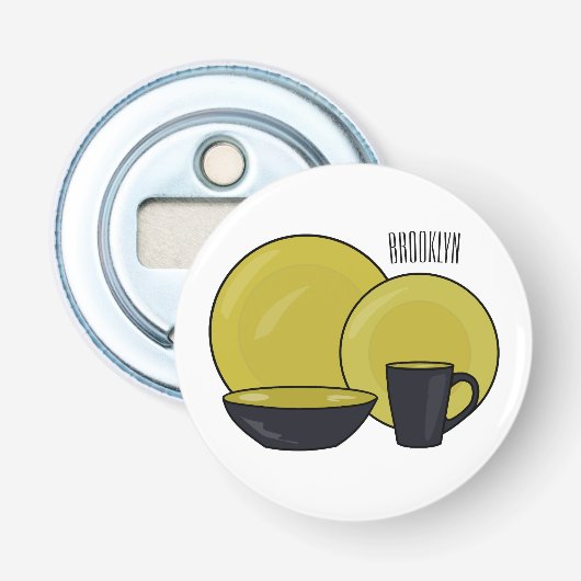 Décapsuleur Illustration du jeu de produits de table (Devant)