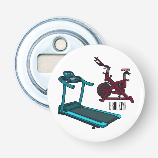 Décapsuleur Illustration du tapis roulant et de la bande dessi (Devant)