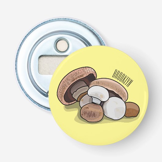 Décapsuleur Illustration d'un champignon (Devant)