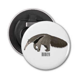 Décapsuleur Illustration d'un dessin animé d'Anteater