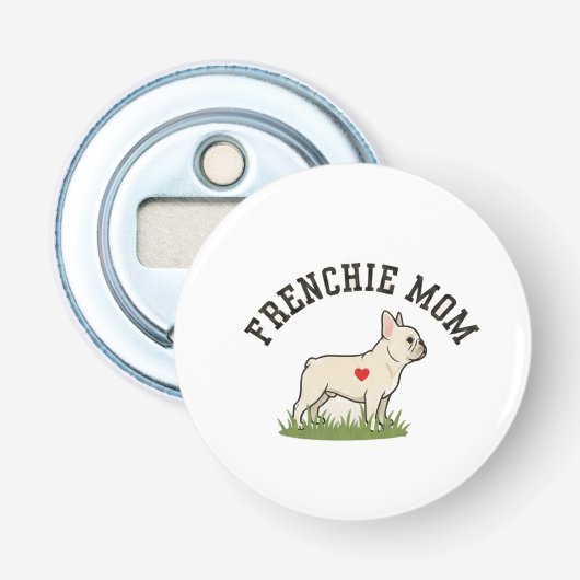 Décapsuleur Illustration élégante de maman Frenchie - Création (Devant)