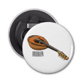 Décapsuleur Illustration en mandoline (Devant)