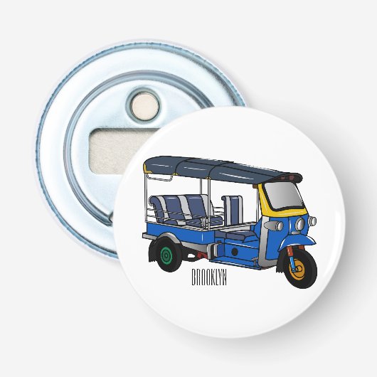 Décapsuleur Illustration Tuk tuk (Devant)