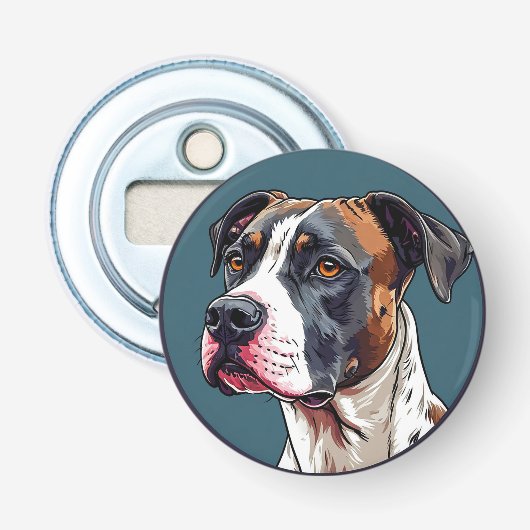 Décapsuleur Illustration vectorielle de chien (Devant)