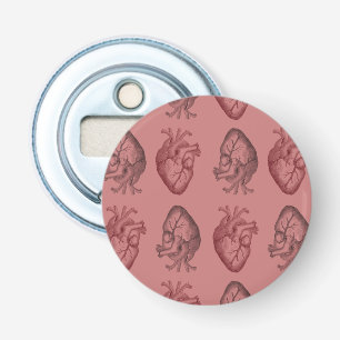 Décapsuleur Illustration vintage de coeur