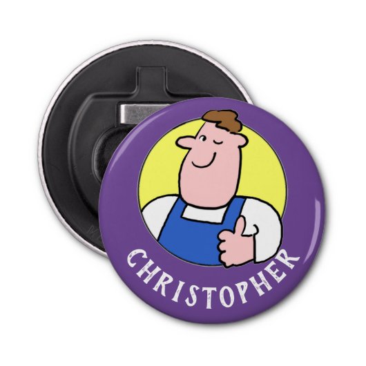 Décapsuleur Image Handyman avec nom (Devant)