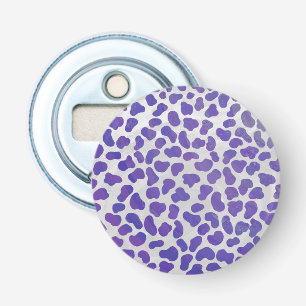 Décapsuleur Impression dalmate violet et blanche