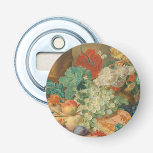 Décapsuleur Impression de fruits et fleurs vintage pour cuisin