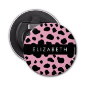 Décapsuleur Impression De Vache, Spots De Vache, Vache Rose, V (Devant)