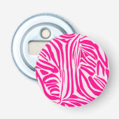 Décapsuleur Impression zèbre rose (Devant)