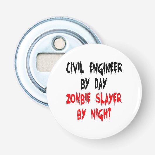 Décapsuleur Ingénieur civil Zombie Slayer (Devant)