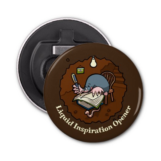 Décapsuleur Inspiration Liquide Ouverture Pour Écrivains Migno (Devant)