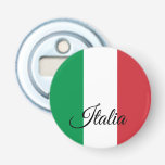 Décapsuleur Italian Flag & Italy party /sport Italia<br><div class="desc">Bottle Opener : Italie & drapeau italien - amour mon pays,  repas de fête,  voyage,  vacances,  patriotes nationaux / fans de sports</div>