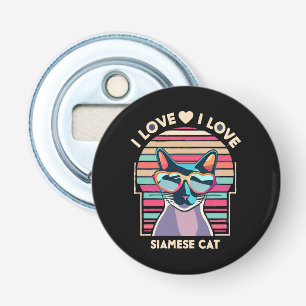 Décapsuleur J'adore le chat siamois