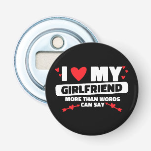 Décapsuleur j'aime mon amie coeur