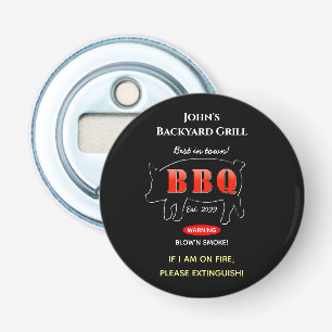 Décapsuleur Jardin Grill Master Grill BBBQ Cuisinier Magnet