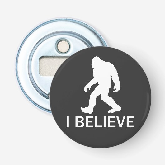 Décapsuleur Je crois en Bigfoot (Devant)