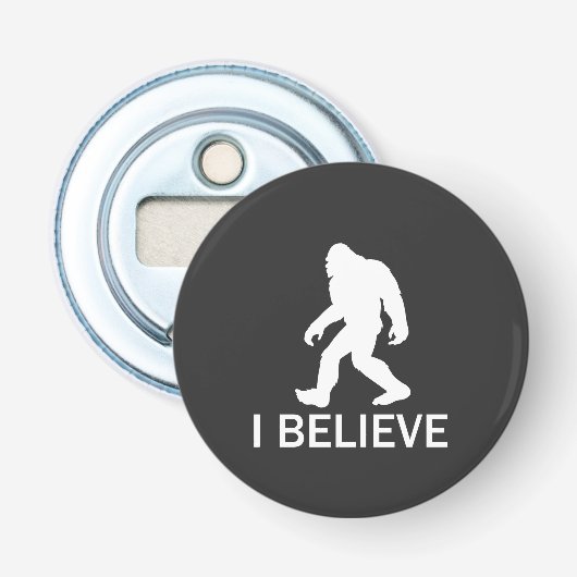 Décapsuleur Je crois en Bigfoot (Devant)