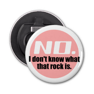 Décapsuleur Je ne sais pas ce qu'est ce rocher (rose)